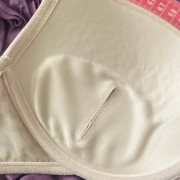 Aerie limited edition rhinestone push up bra beige nude 34C - Picture 14 of 16